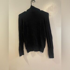 Zara Black Long Sleeve Sweater Turtleneck Size M